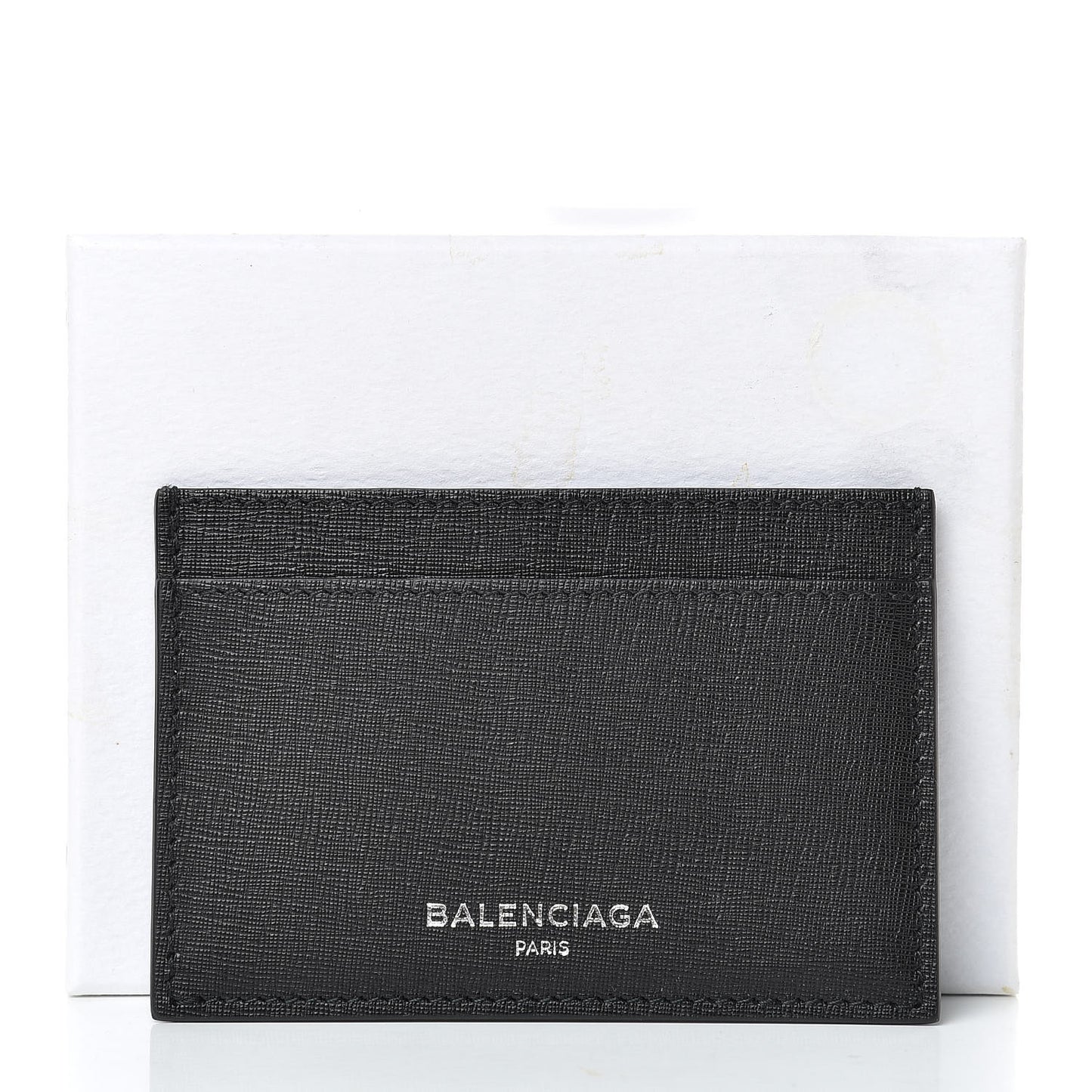 Textured Calfskin Everyday Multi Card Case Black