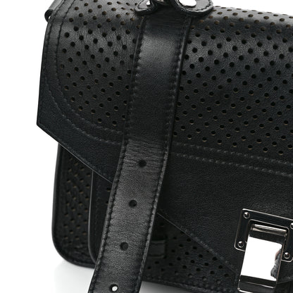 Proenza Schouler Grained Calfskin Tiny PS1 Satchel Black 10 of 11