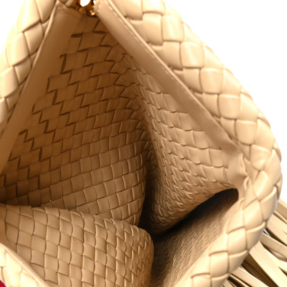 Bottega Veneta Nappa Intrecciato The Fringe Crisscross Bag Porridge 4 of 6