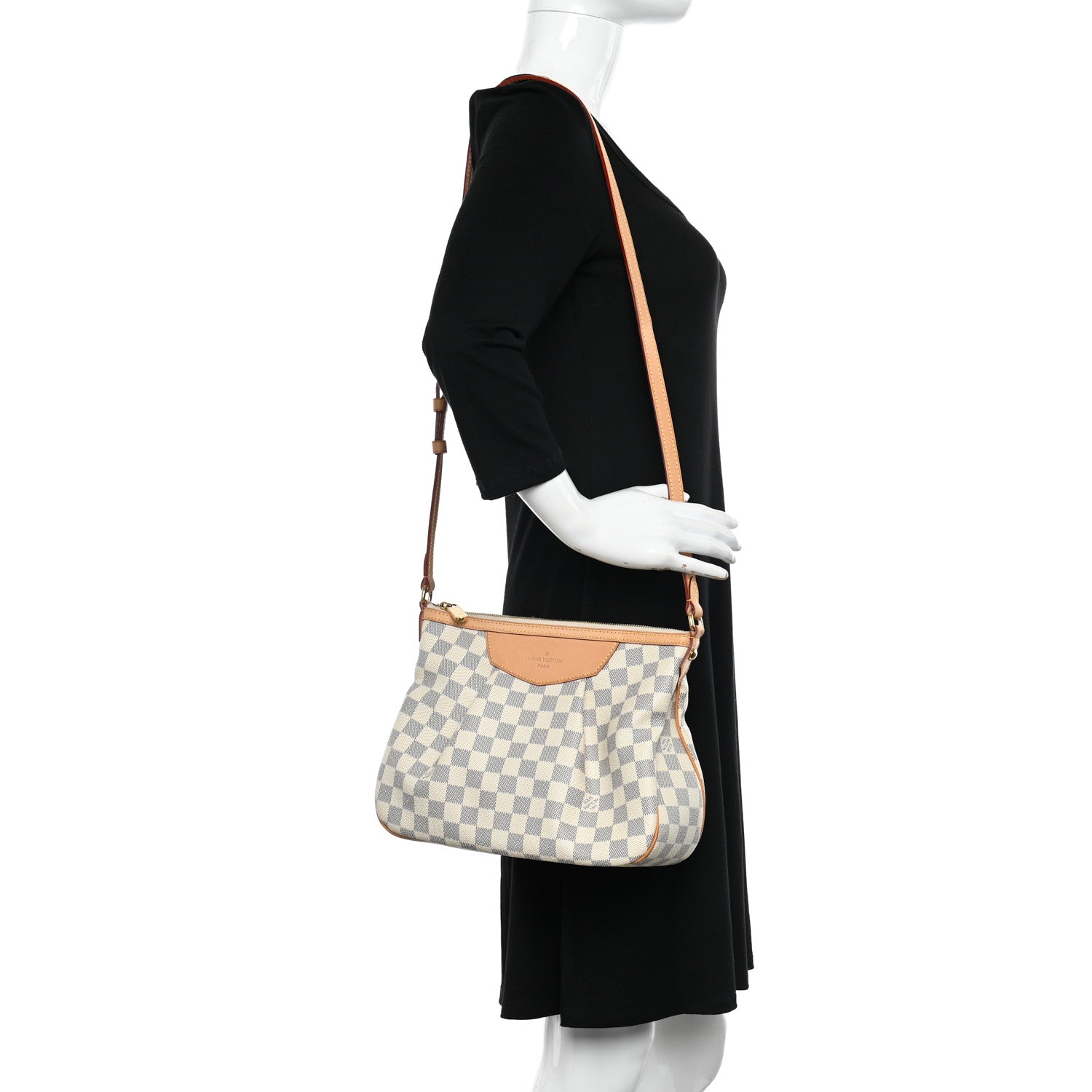 Louis Vuitton Damier Azur Siracusa PM 2 of 11