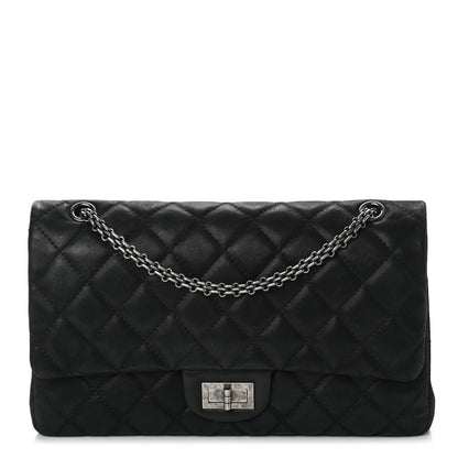 Chanel Iridescent Calfskin Quilted 2.55 Reissue 227 Flap Black 1 of 10