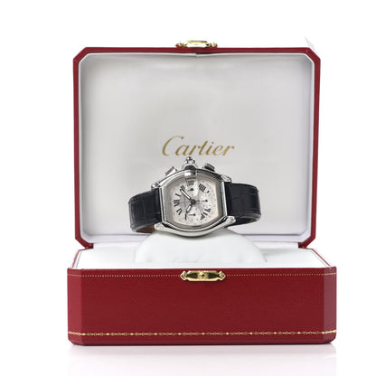 Cartier Stainless Steel Alligator 42mm Roadster Chronograph Automatic Watch 6 of 6