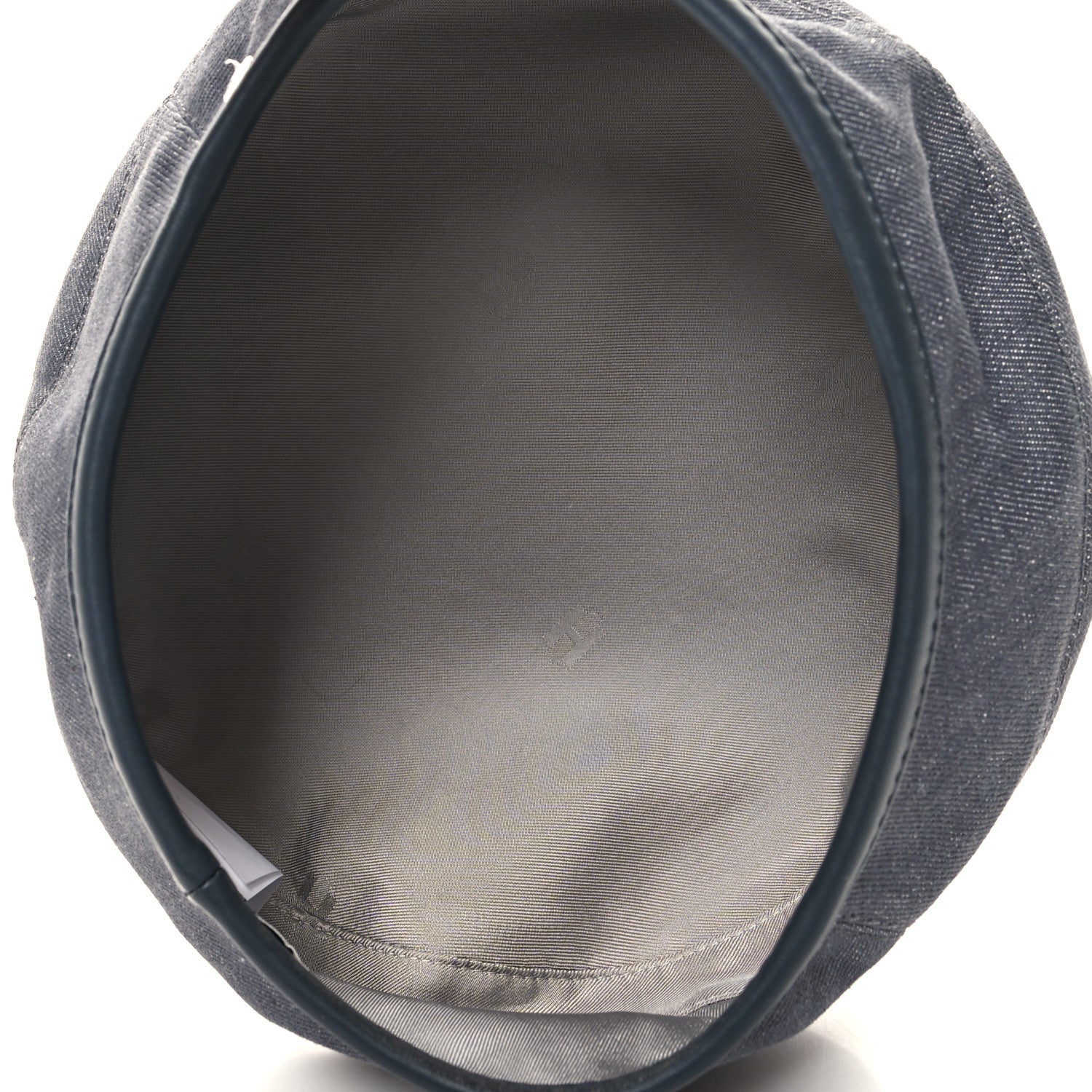 Hermes Denim Saint Honore Beret 57 Gris Plomb Ardoise 6 of 7