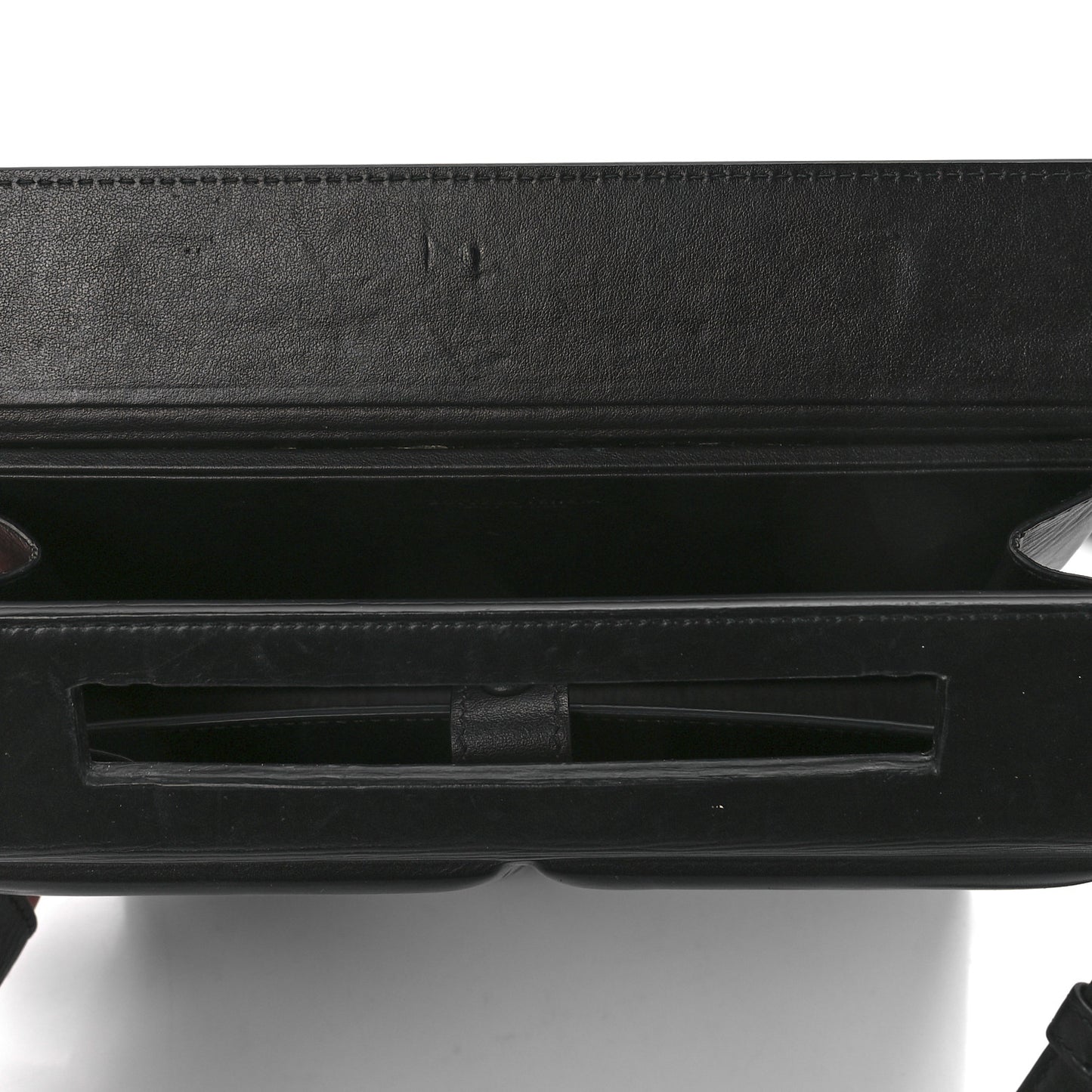 Calfskin Padded Mini Trunk Black
