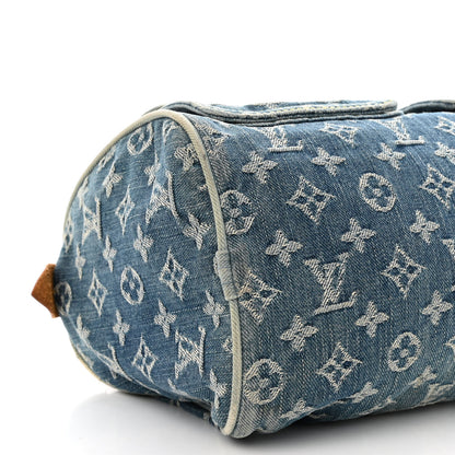 Louis Vuitton Monogram Denim Neo Speedy Blue 9 of 15