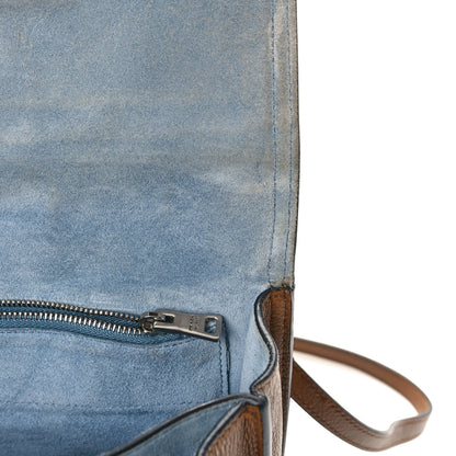 Prada Glace Calfskin Large Soft Cahier Bag Brown 11 of 12