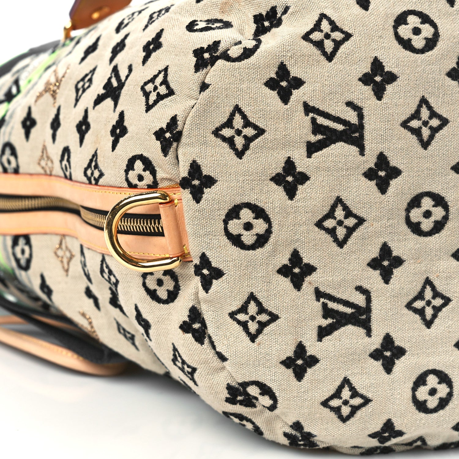 Louis Vuitton Fabric Jacquard Monogram Cheche Gypsy PM Vert 8 of 11