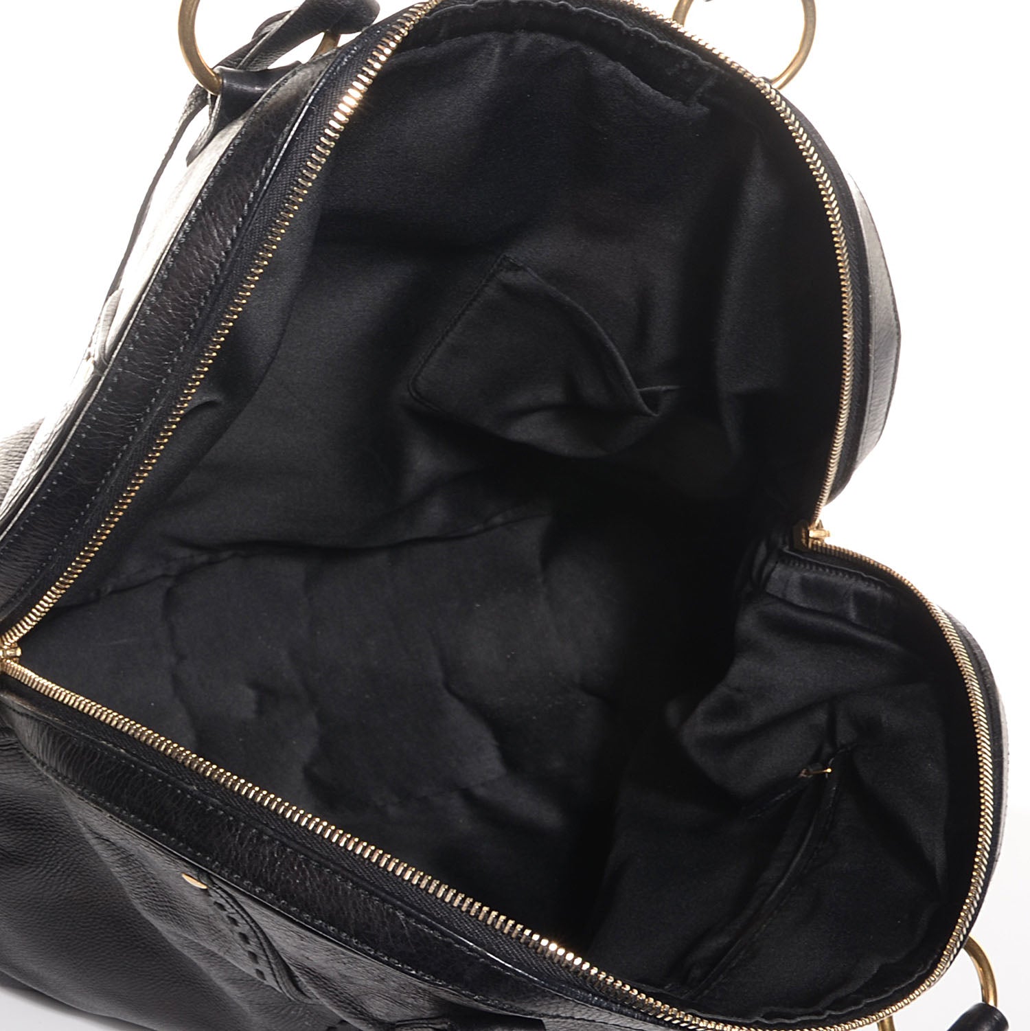 Saint Laurent Leather Oversized Muse Black 5 of 9