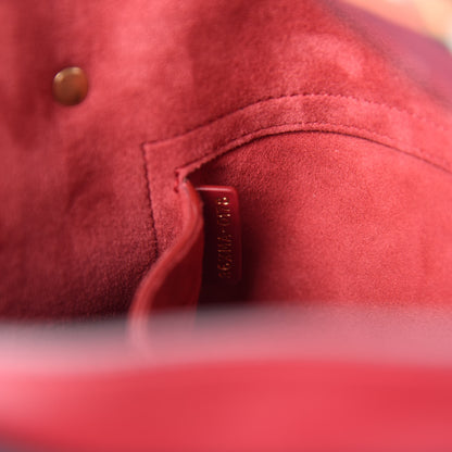 Christian Dior Smooth Calfskin DiorOdeo Small Hobo Red 11 of 12