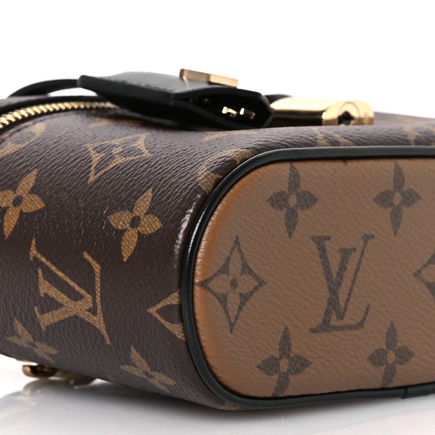 Reverse Monogram Vanity Chain Pouch