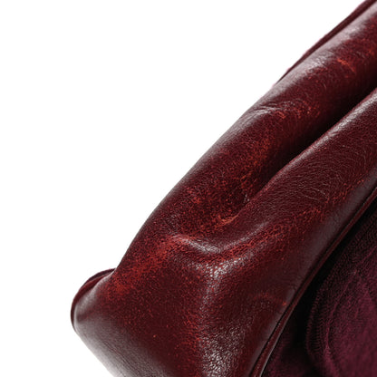Chanel Lambskin Jersey Quilted Single Flap Burgundy 11 of 12