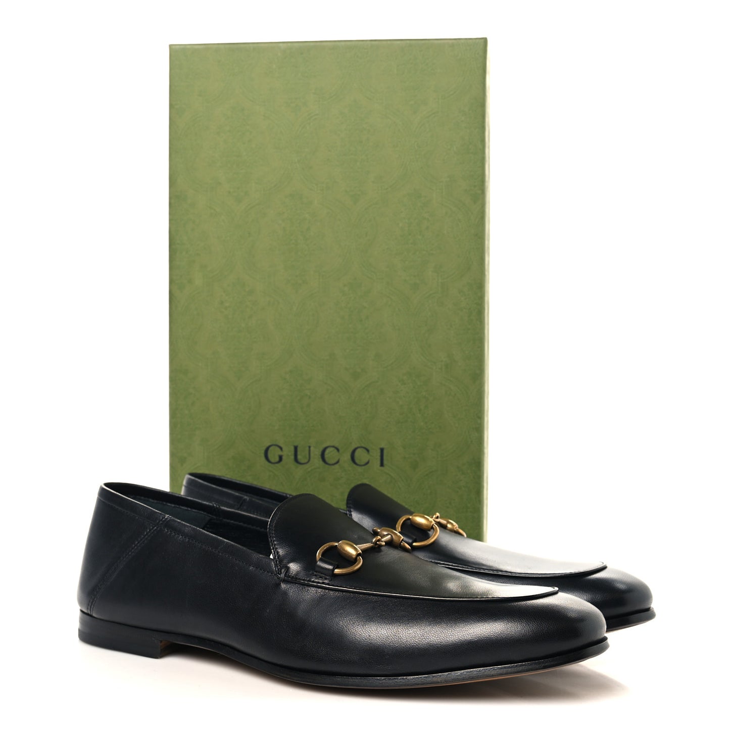 Lambskin Mens Brixton Horsebit Loafers 10.5 Black