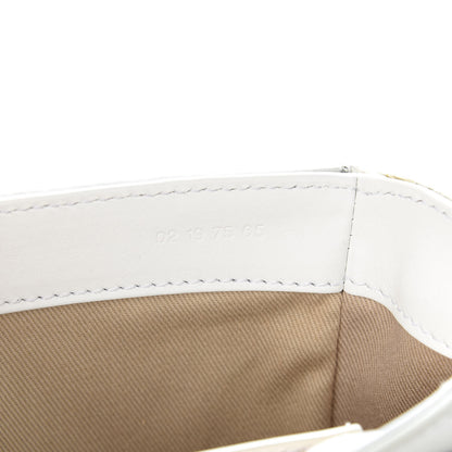 Chloe Shiny Calfskin Suede Mini C Double Carry Brilliant White 7 of 14