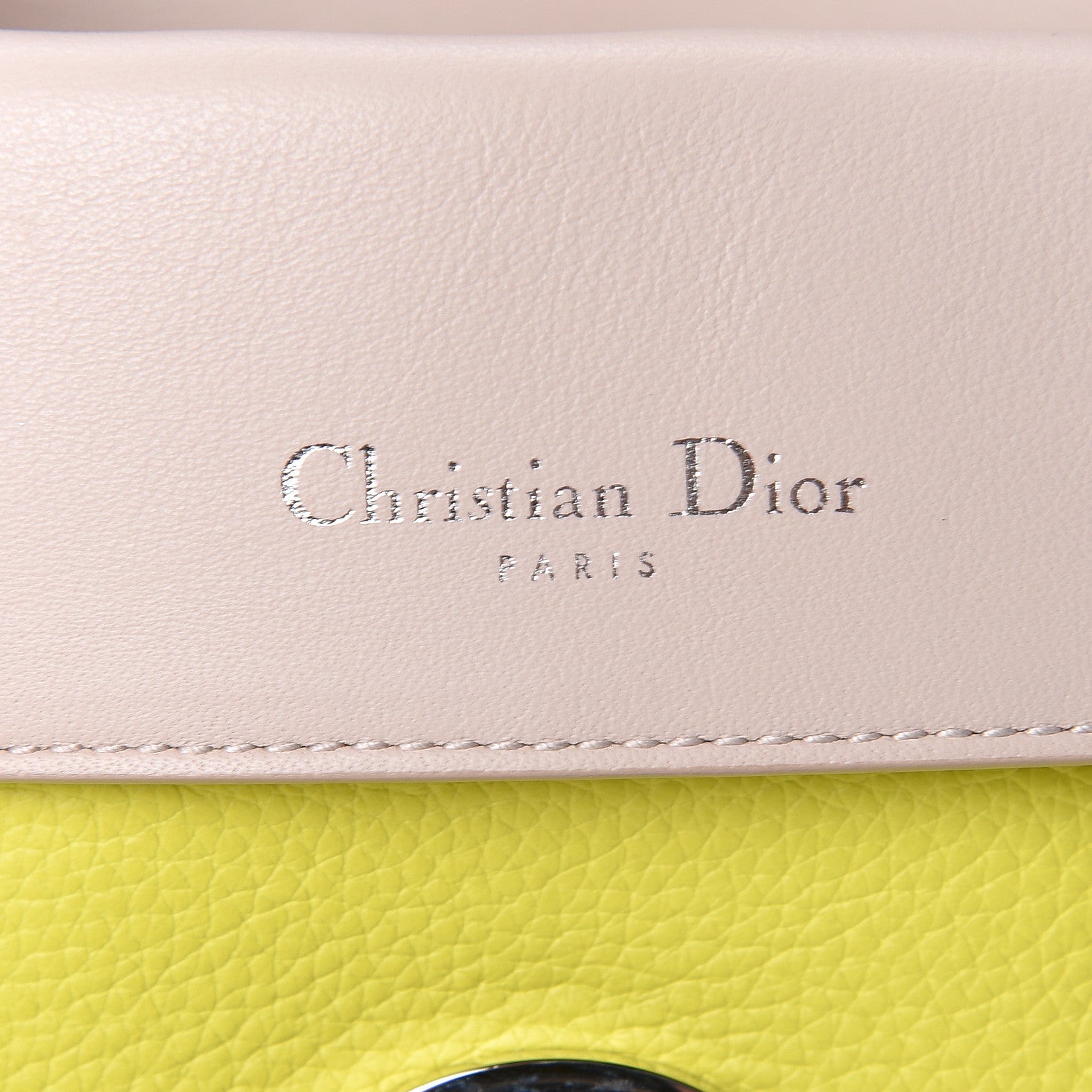 Christian Dior Smooth Calfskin Mini Be Dior Flap Vert Acide 7 of 13