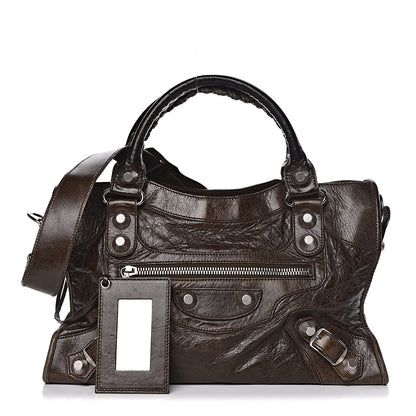 Balenciaga Chevre Giant 21 Silver Hardware City Vert Fonce 1 of 14