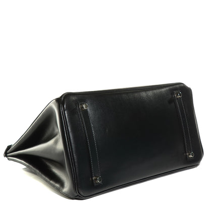 Hermes Veau Box Birkin 35 Black 17 of 28