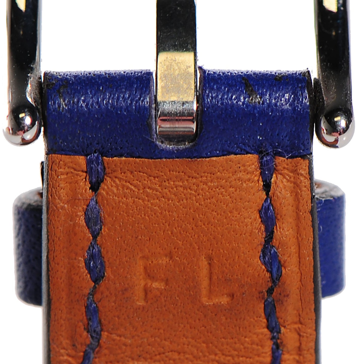 Swift Calfskin Cape Cod PM Double Tour Watch Bleu Electrique
