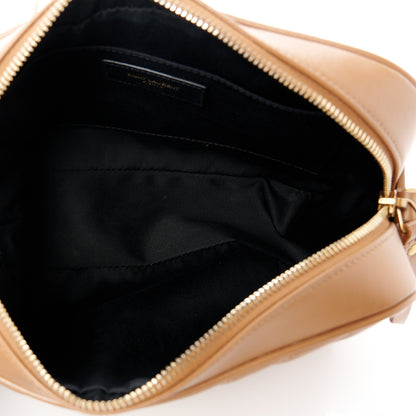 Saint Laurent Calfskin Matelasse Monogram Lou Camera Bag Cinnamon 5 of 11