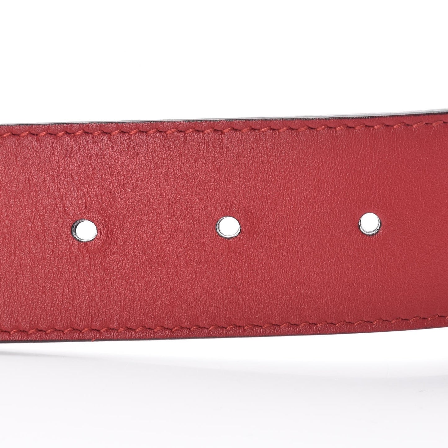 Moon Calfskin Torchon Double G 40mm Belt 85 34 Hibiscus Red