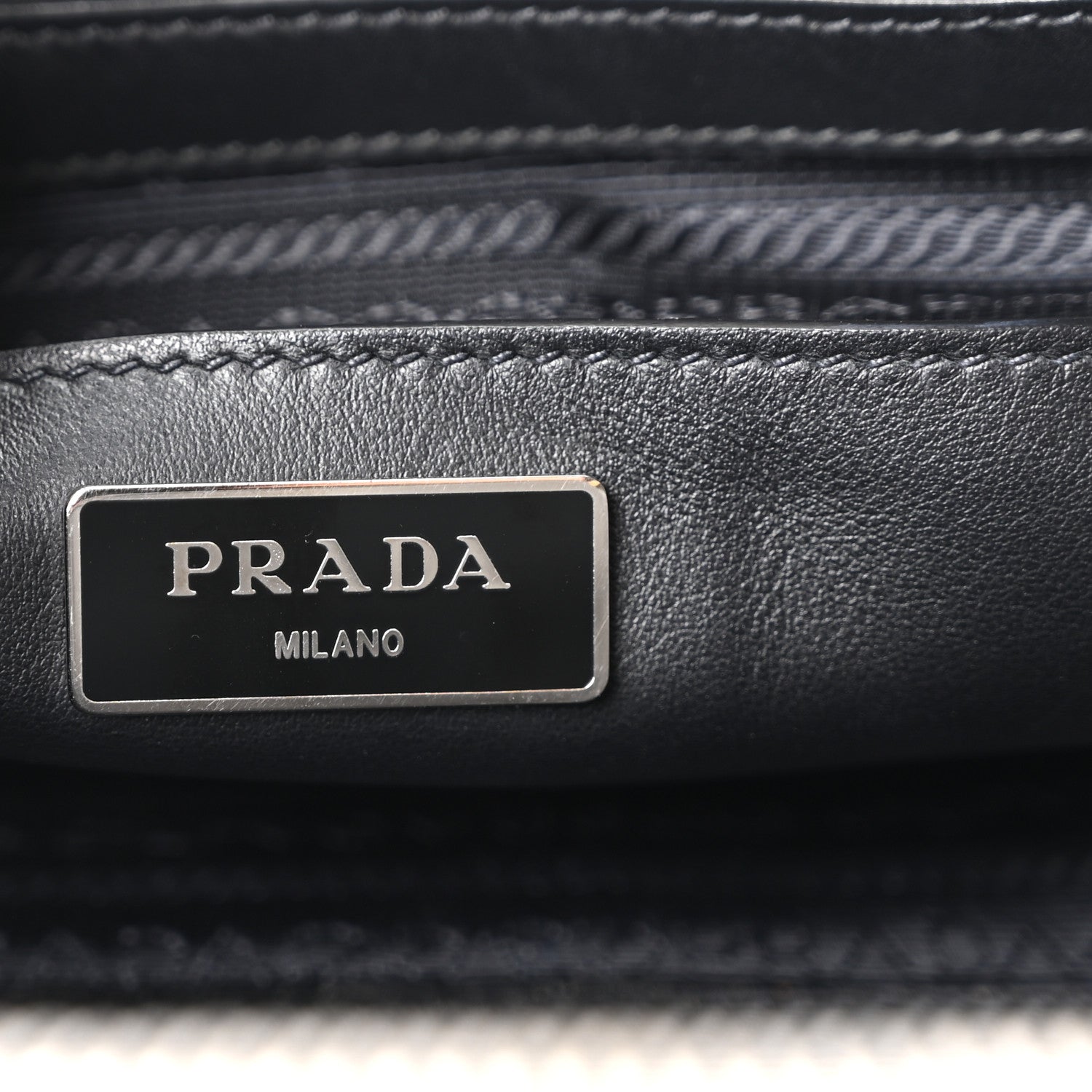 Prada City Calf Sport Twin Pocket Tote Black 6 of 10