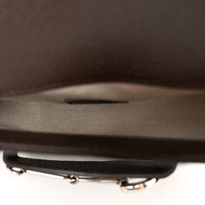 Gucci GG Supreme Monogram Mini Horsebit 1955 Asymmetric Shoulder Bag Beige Ebony 5 of 10