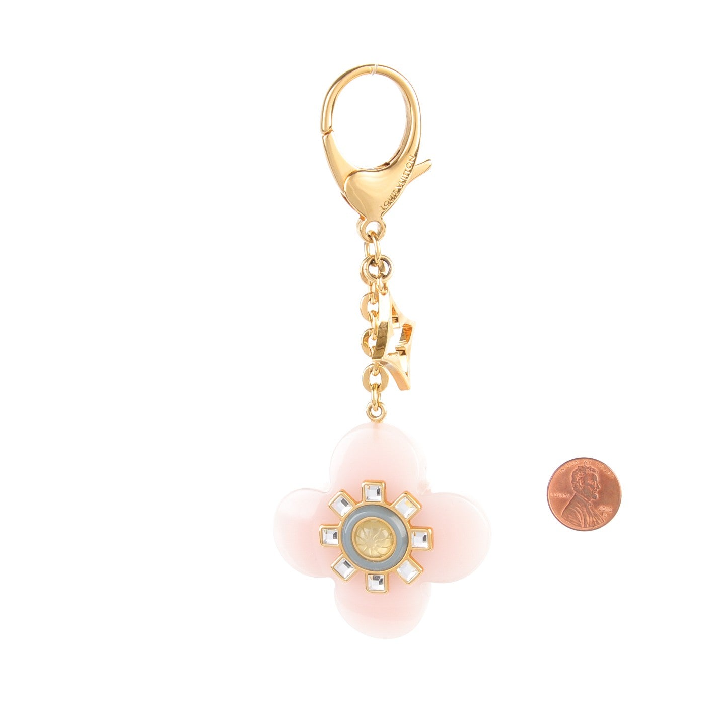 Louis Vuitton Fleur d'Etoile Bag Charm Rose 2 of 4