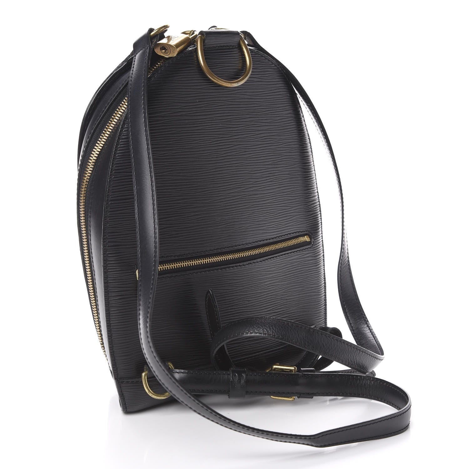 Louis Vuitton Epi Mabillon Backpack Black 2 of 11