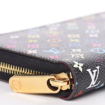 Louis Vuitton Monogram Multicolor Zippy Wallet Black Grenade 5 of 9