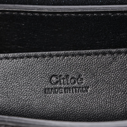 Chloe Lambskin Medium Elle Chain Clutch Black 7 of 9