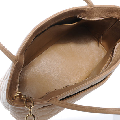 Chanel Caviar Quilted Medallion Tote Beige 7 of 7