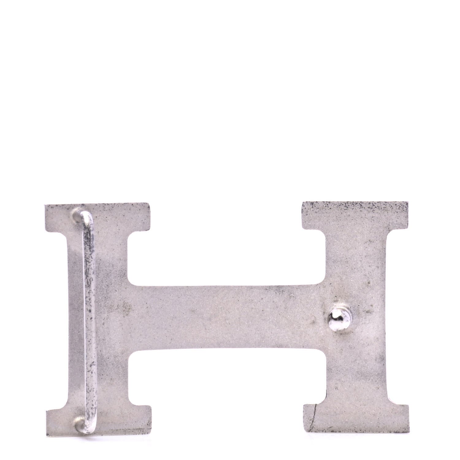 Hermes Polished Palladium 32mm H Belt Buckle Silver 2 of 5