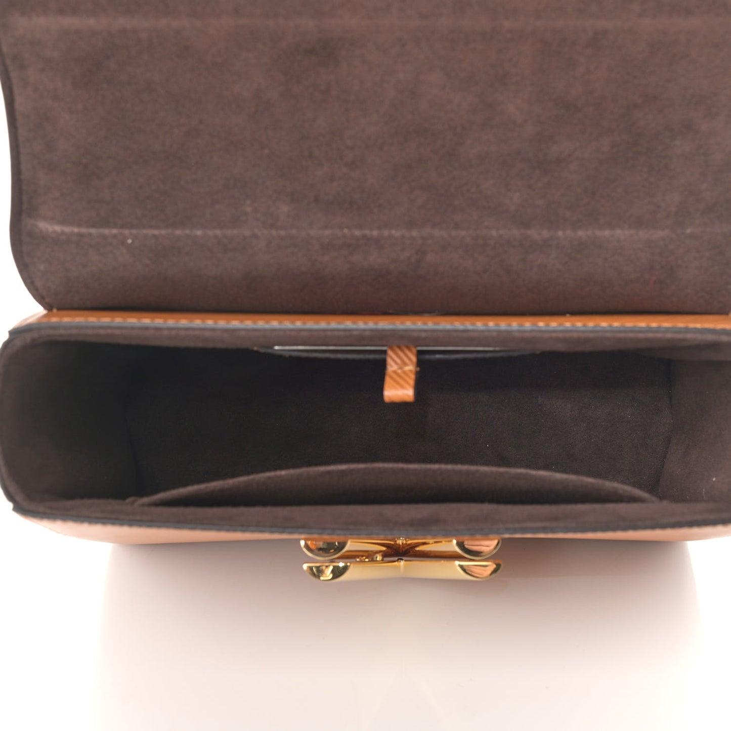 Epi Twist Shoulder Bag MM Gold Honey