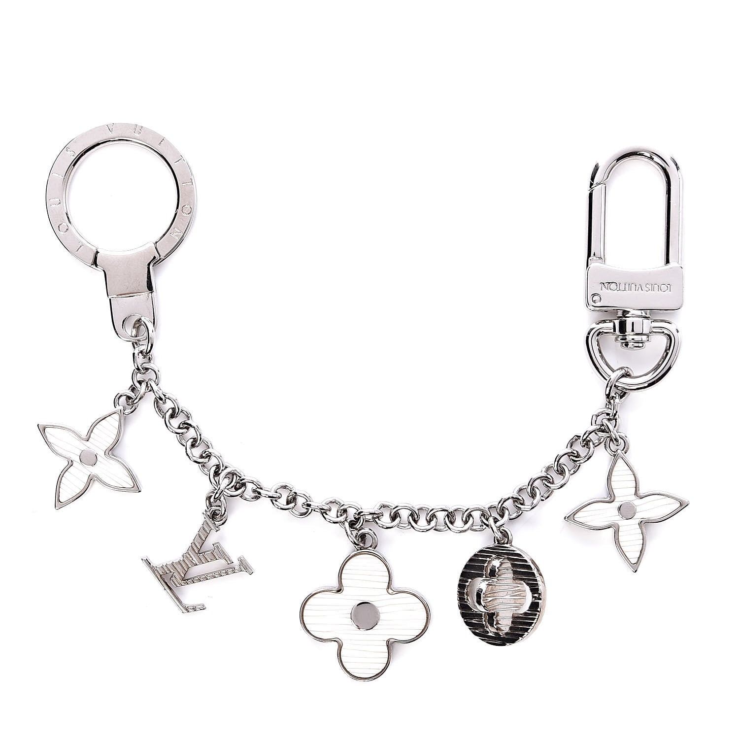 Louis Vuitton Fleur d'Epi Bag Charm Chain Ivory 1 of 2