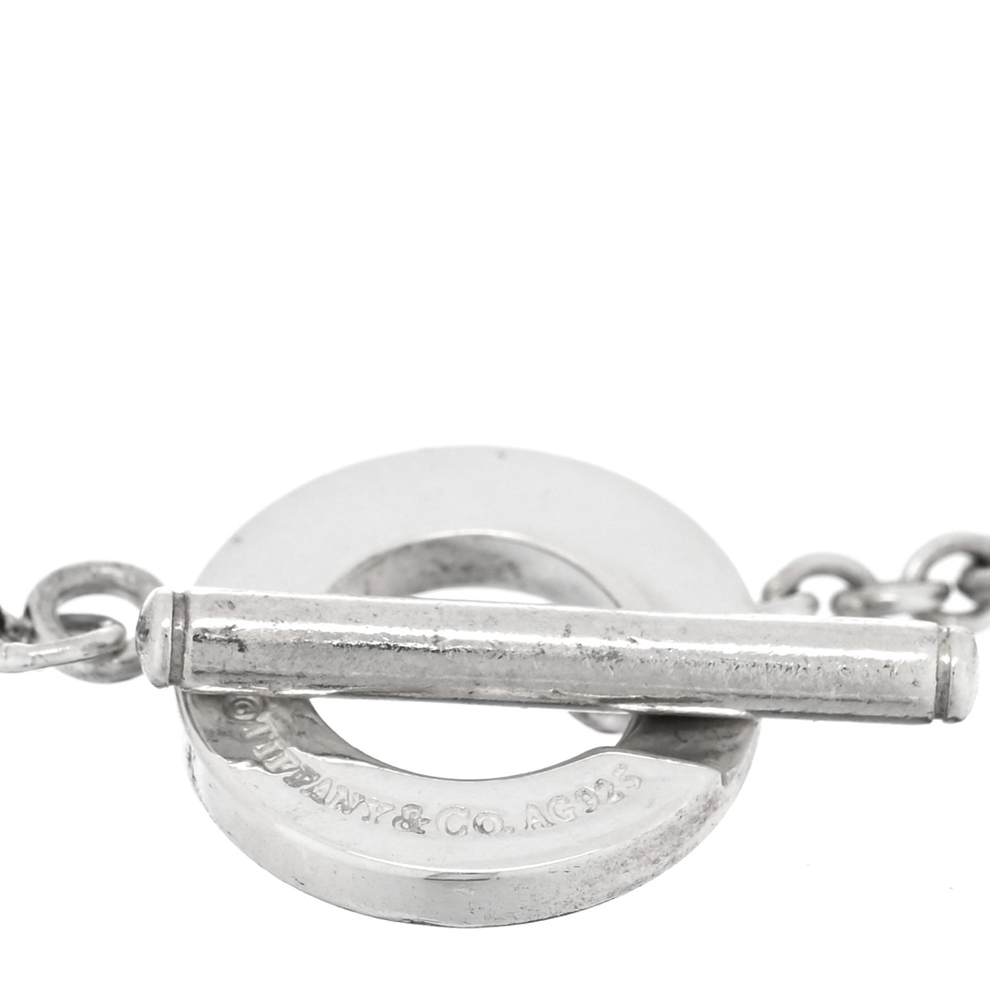 Sterling Silver 4mm Beads Toggle Bracelet