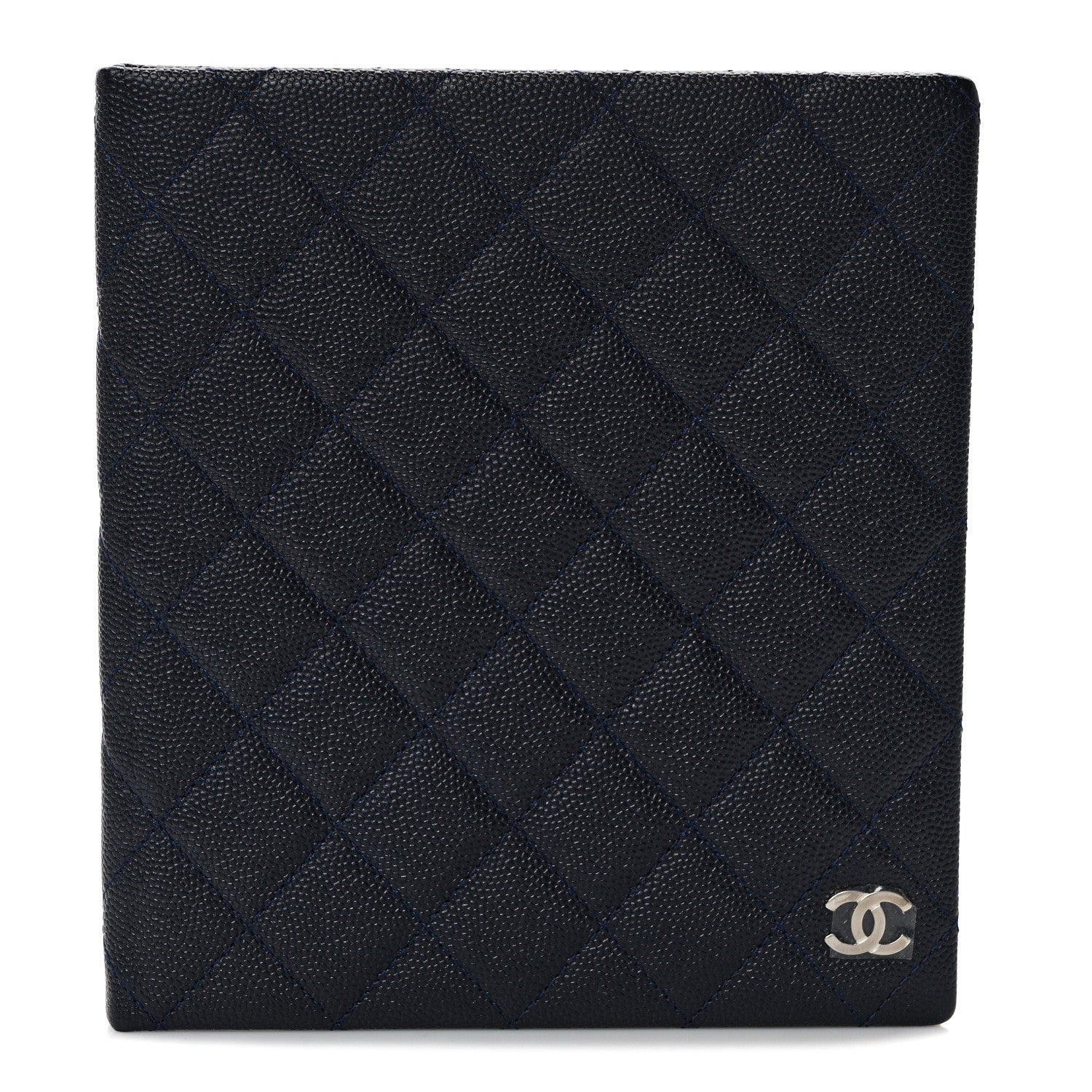 Chanel Caviar Quilted Notebook Navy Blue 1 of 7