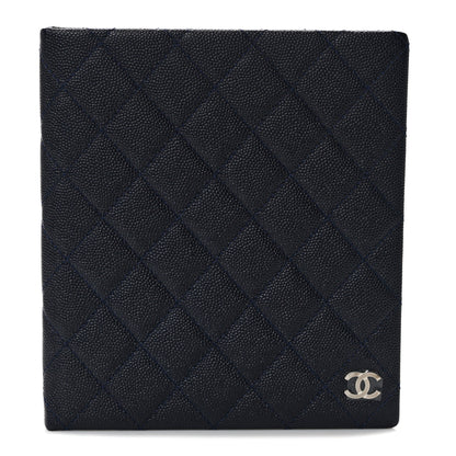 Chanel Caviar Quilted Notebook Navy Blue 1 of 7