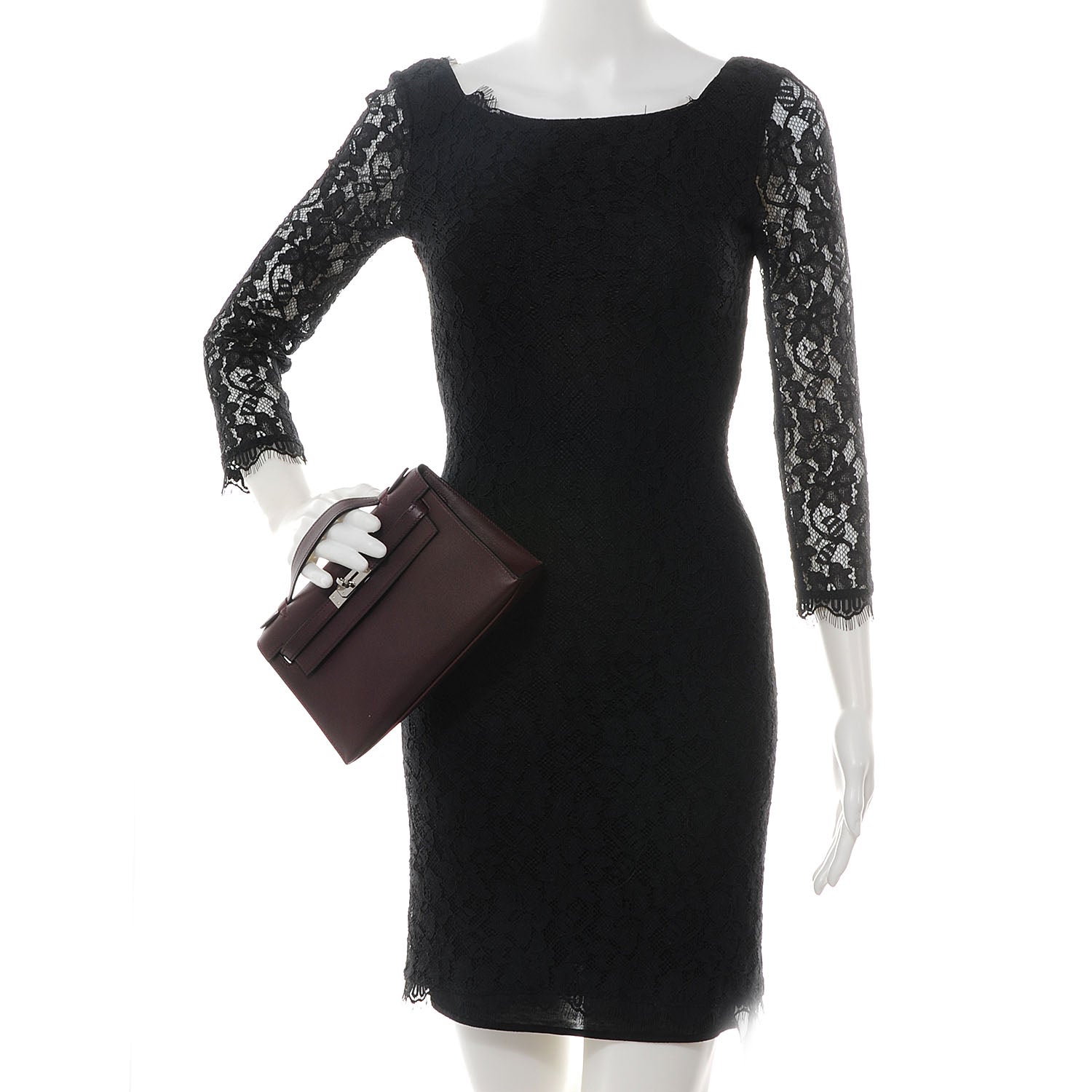 Hermes Swift Kelly Pochette Prune 2 of 8