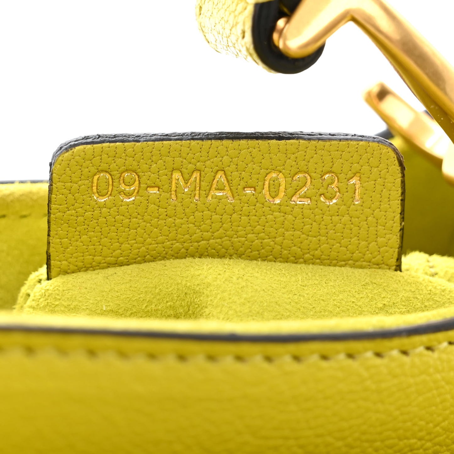 Goatskin Mini Saddle Bag Lime