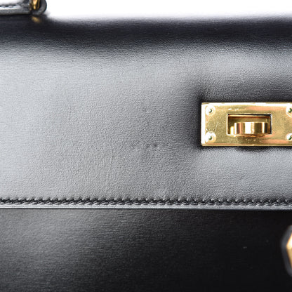 Hermes Box Kelly Sellier 35 Black 36 of 44