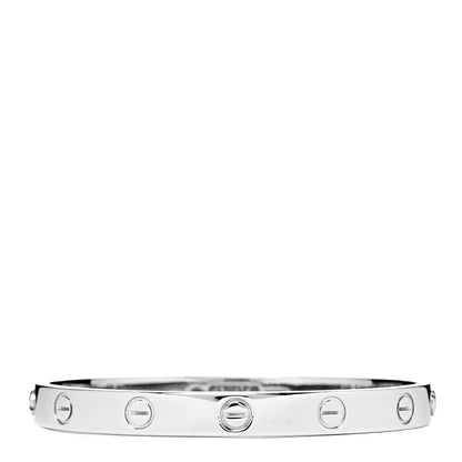 Cartier 18K White Gold LOVE Bracelet 16 1 of 5