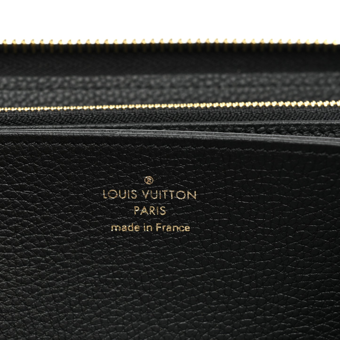 Empreinte Monogram Giant Zippy Wallet Black Beige