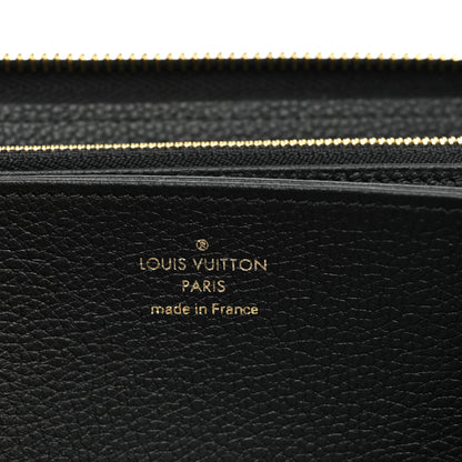 Louis Vuitton Empreinte Monogram Giant Zippy Wallet Black Beige 10 of 14