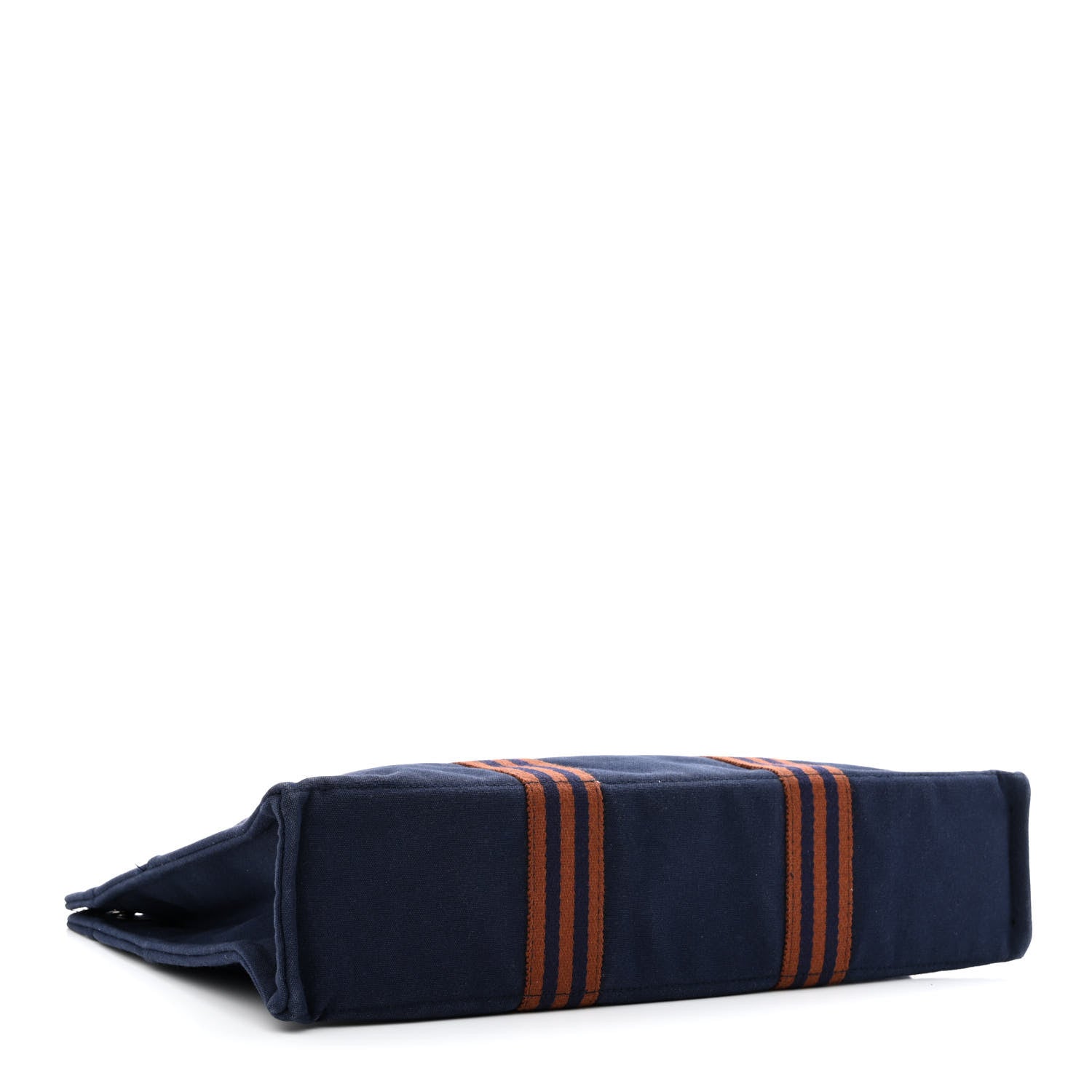 Hermes Canvas Herline GM Tote Navy 4 of 13