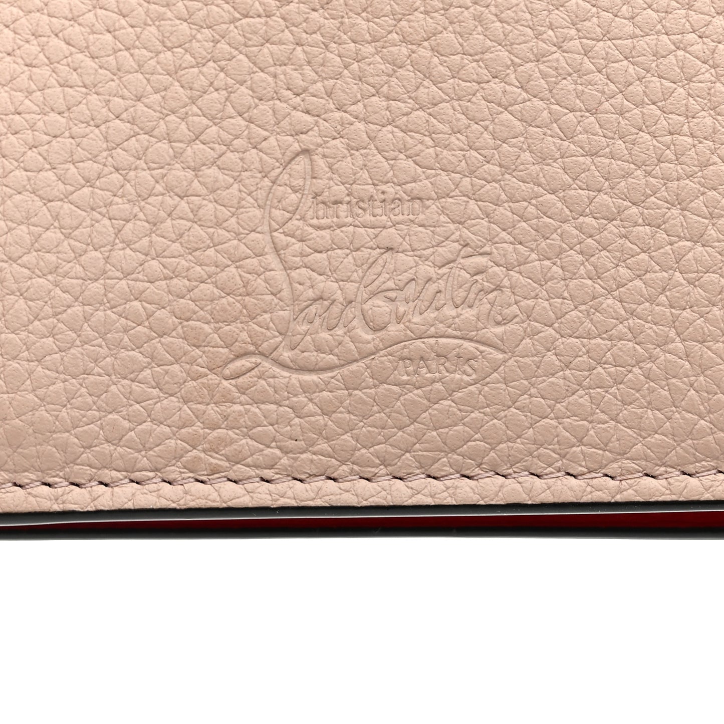 Calfskin Loubinthesky Panettone Palatin Wallet Ballerina