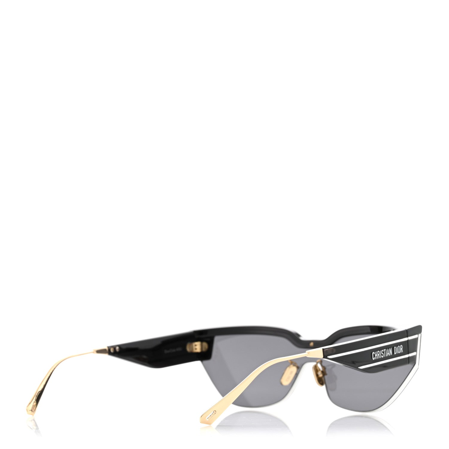 Christian Dior Acetate DiorClub M3U Cat Eye Mask Sunglasses Black 4 of 8