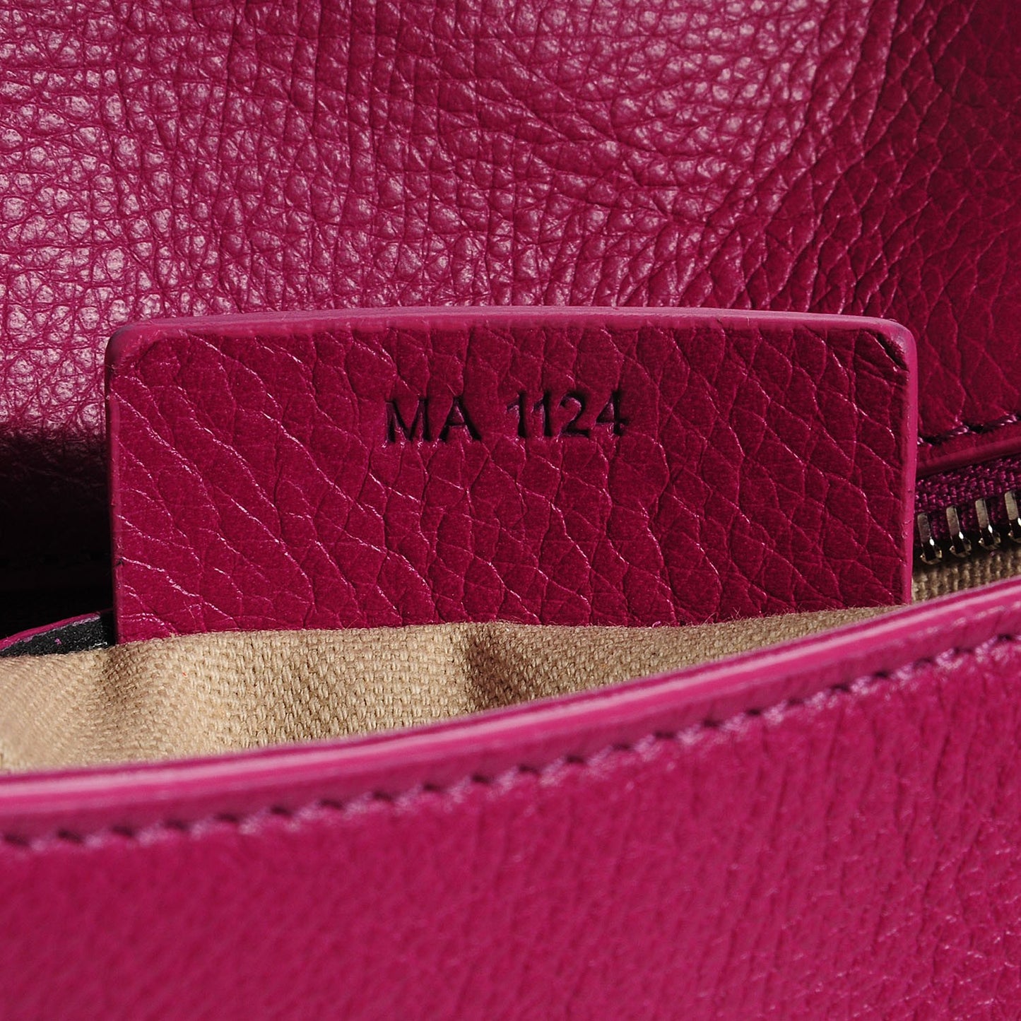 Textured Calfskin Small Pandora Pure Flap Bag Orchid Purple