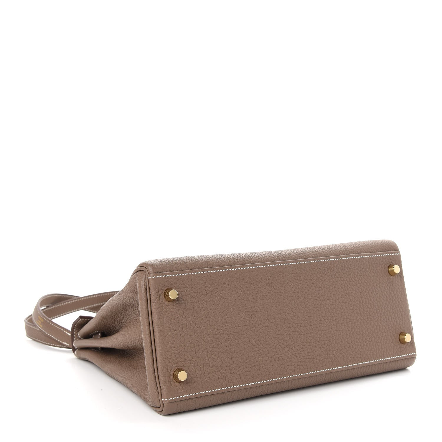 Hermes Togo Kelly Retourne 28 Etoupe 4 of 11