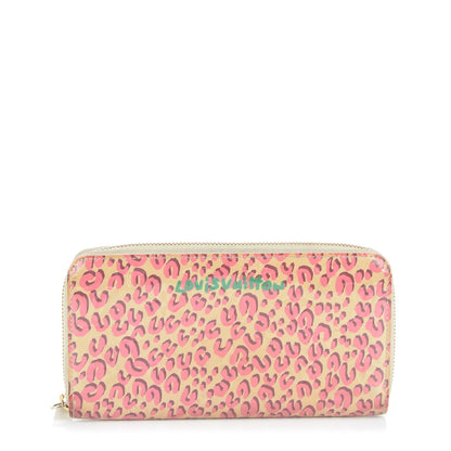 Louis Vuitton Vernis Leopard Zippy Wallet Blanc Corail 1 of 7