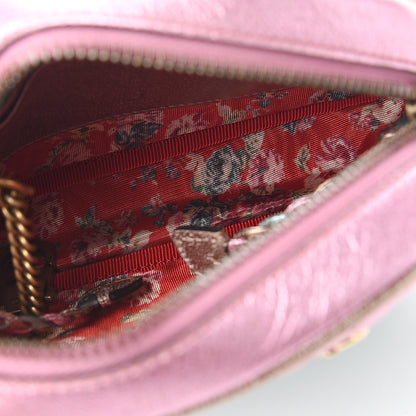 Gucci Laminated Nappa Trapuntata Mini Zumi Dome Shoulder Bag Rosa Lago Rame 4 of 9