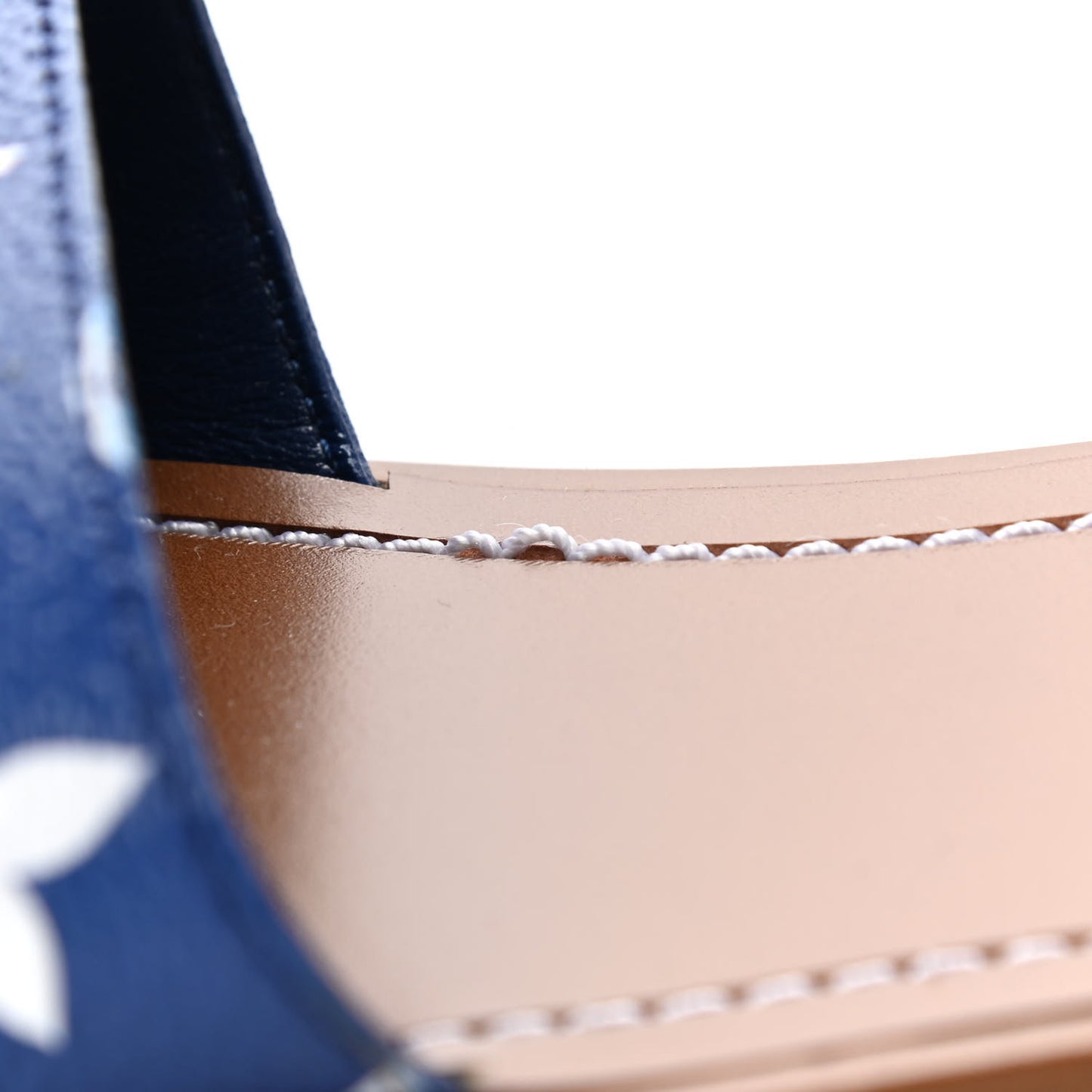 Monogram Escale Lock It Flat Mule 38 Blue